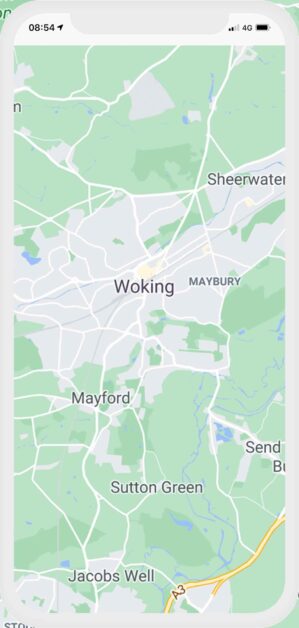 Local Treasures Woking Map